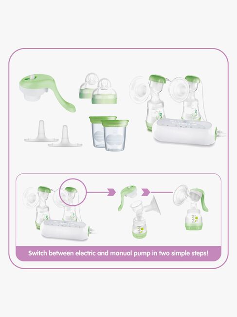 MAM 2-in-1 Elektrisk Brystpumpe Dobbelt