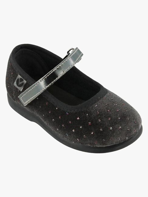 Victoria Mercedes Terciopelo Ballerina, Grey