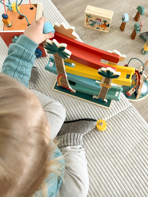 Small Foot Dino Byggeklodser i Træ 50 Stk.