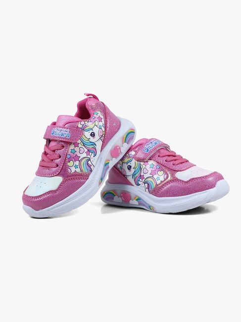 Unicorn Blinkende Sneakers, Fuxia S8010268SJB03-0025-4775_3b.jpg