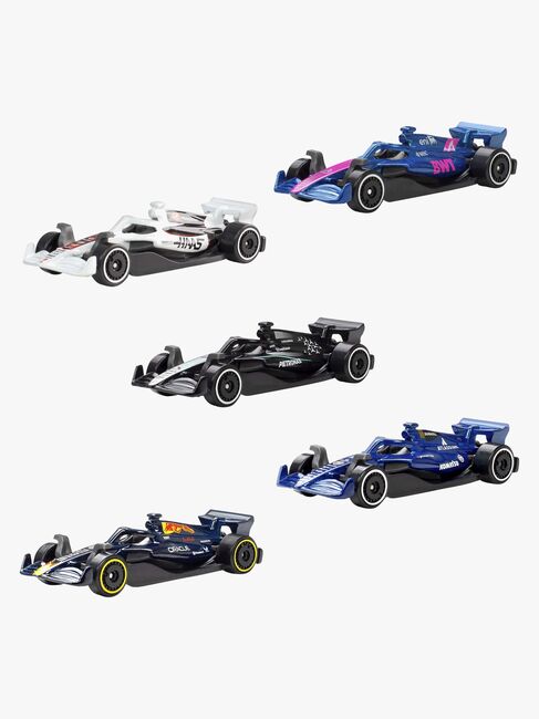 Hot Wheels F1 Biler Die-Cast 1:64 5-pak