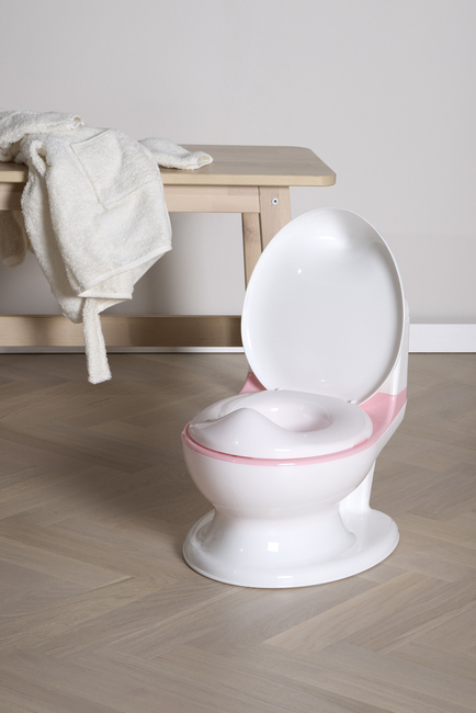 Beemoo CARE Toiletpotte med Lyd, White/Pink