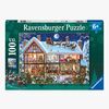 Ravensburger Puslespil Jul Hjemme, 100 Brikker