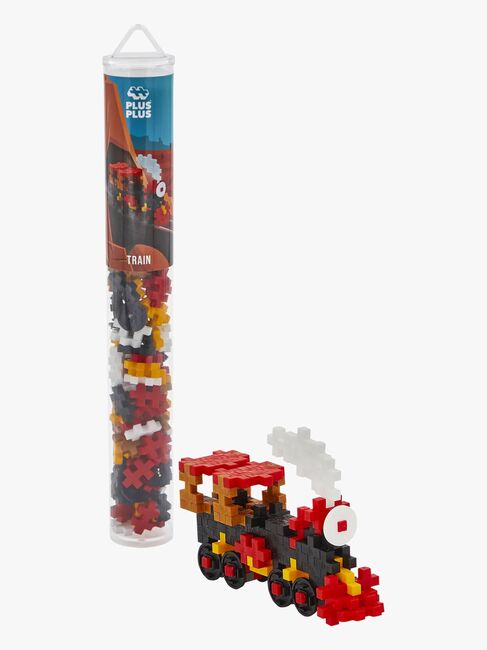 Plus-Plus Byggesæt med Bundplade & Tube Transportmiddel 4x100 Dele