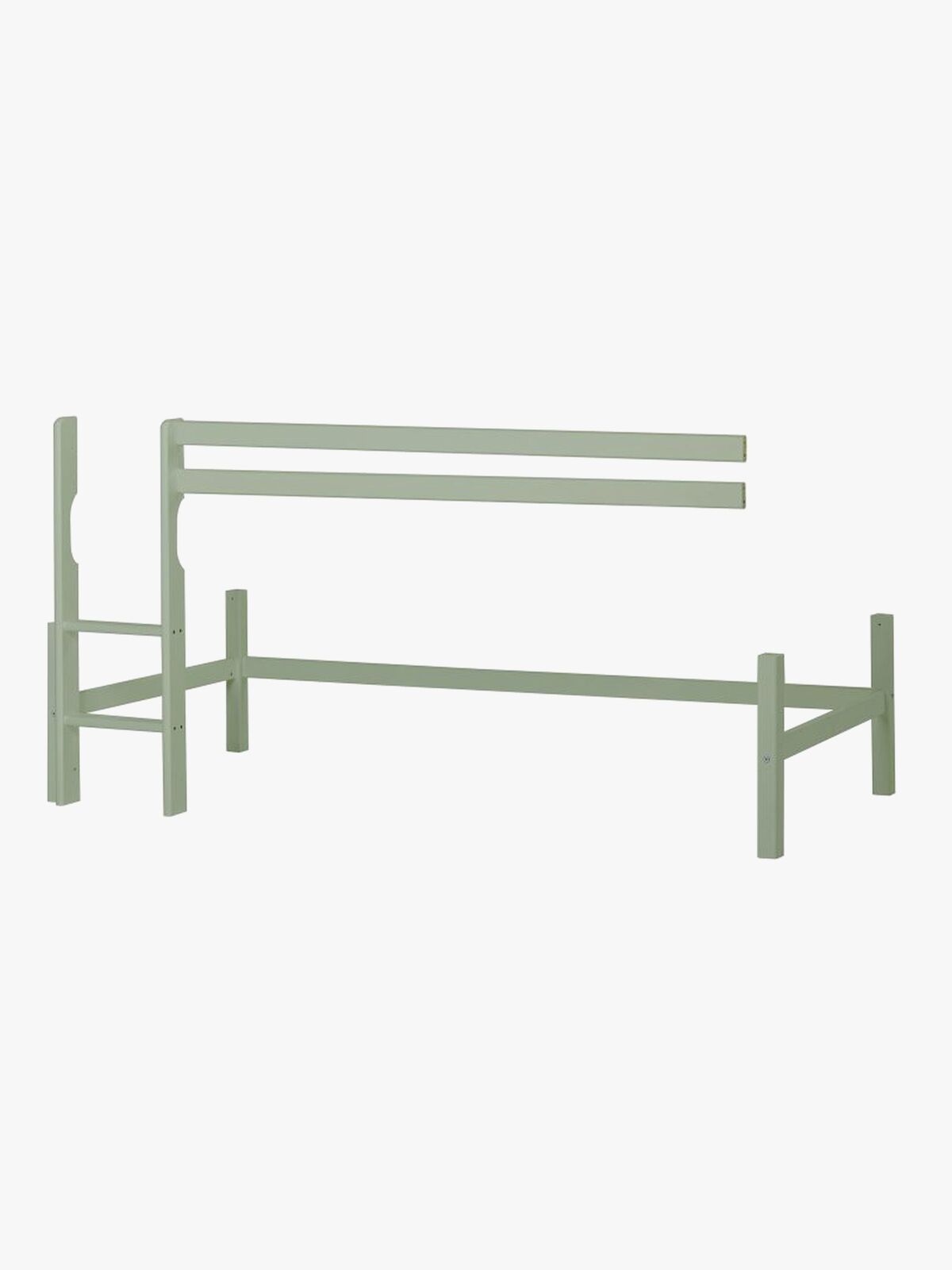 Hoppekids Halvhøjt Modul ECO Dream 90x200, Pale Green
