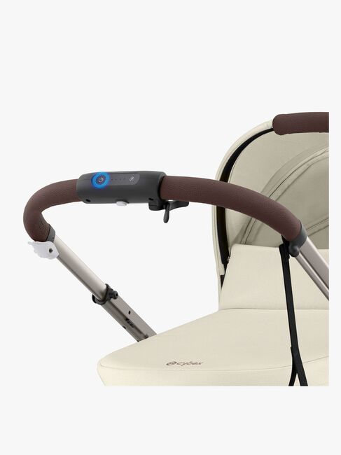 Cybex e-GAZELLE S Klapvogn, Seashelle Beige/Taupe