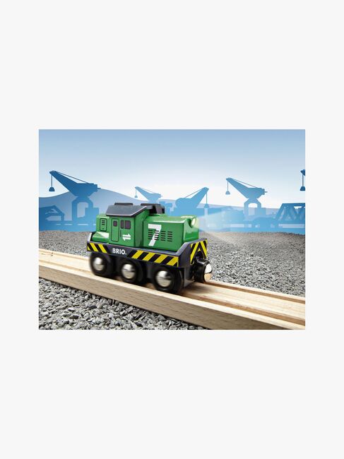 BRIO World 33214 Fragtlokomotiv Batteridrevet