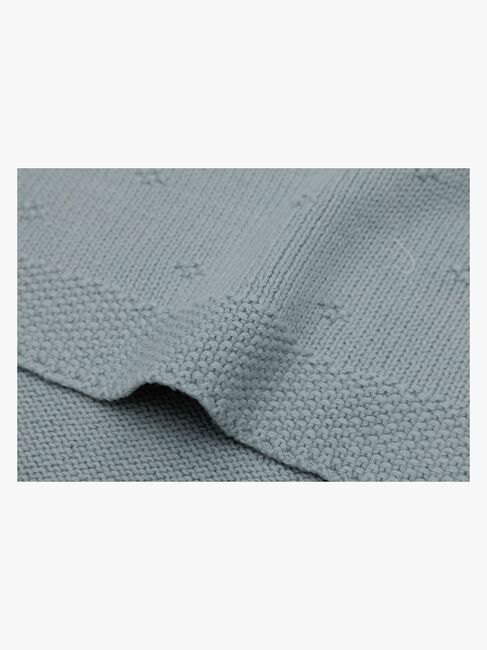 Jollein Strikket Tæppe Cozy, Sea Green