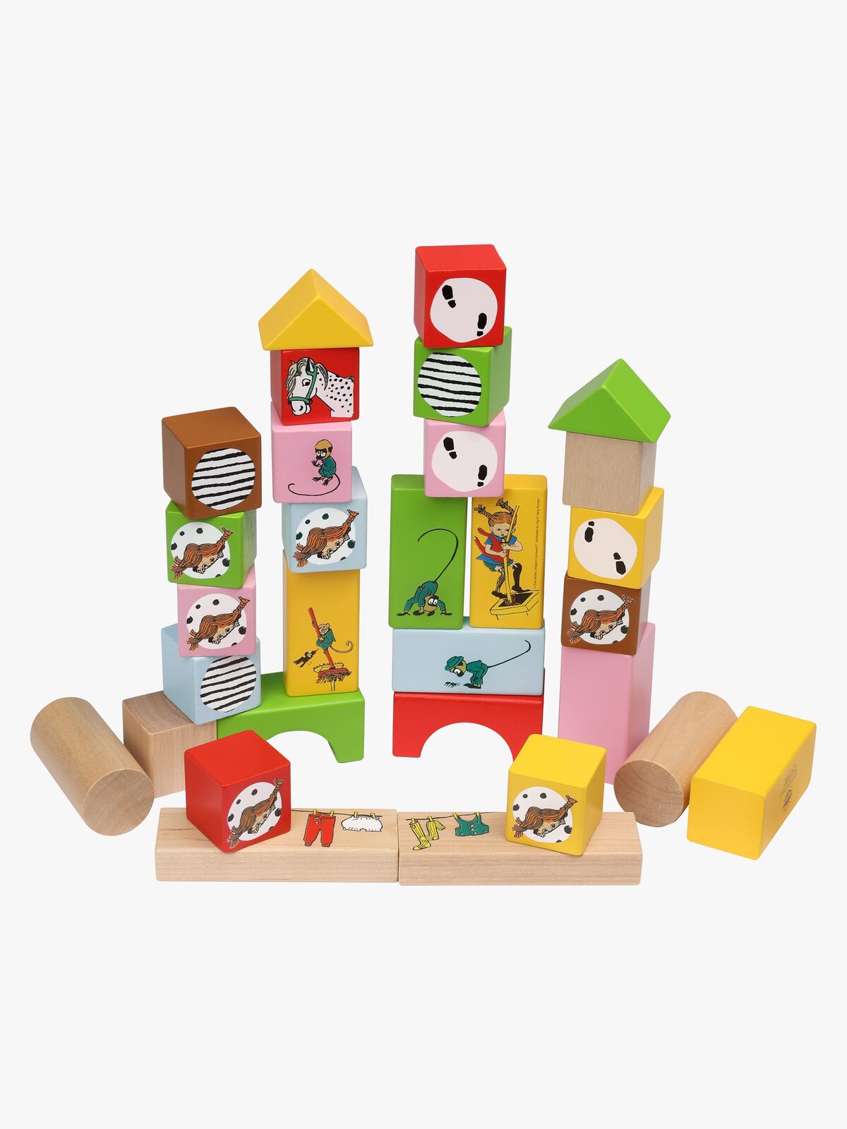 Pippi Byggeklodser Træ