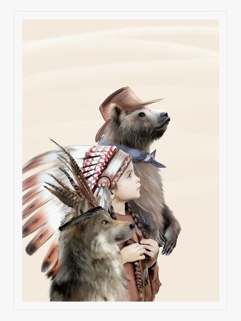 Linn Wold Plakat 30x40 Lille Headdress