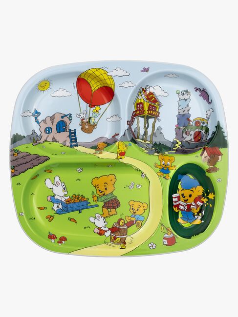 Bamse Verdens Stærkeste Bjørn Motiv Opdelt Tallerken