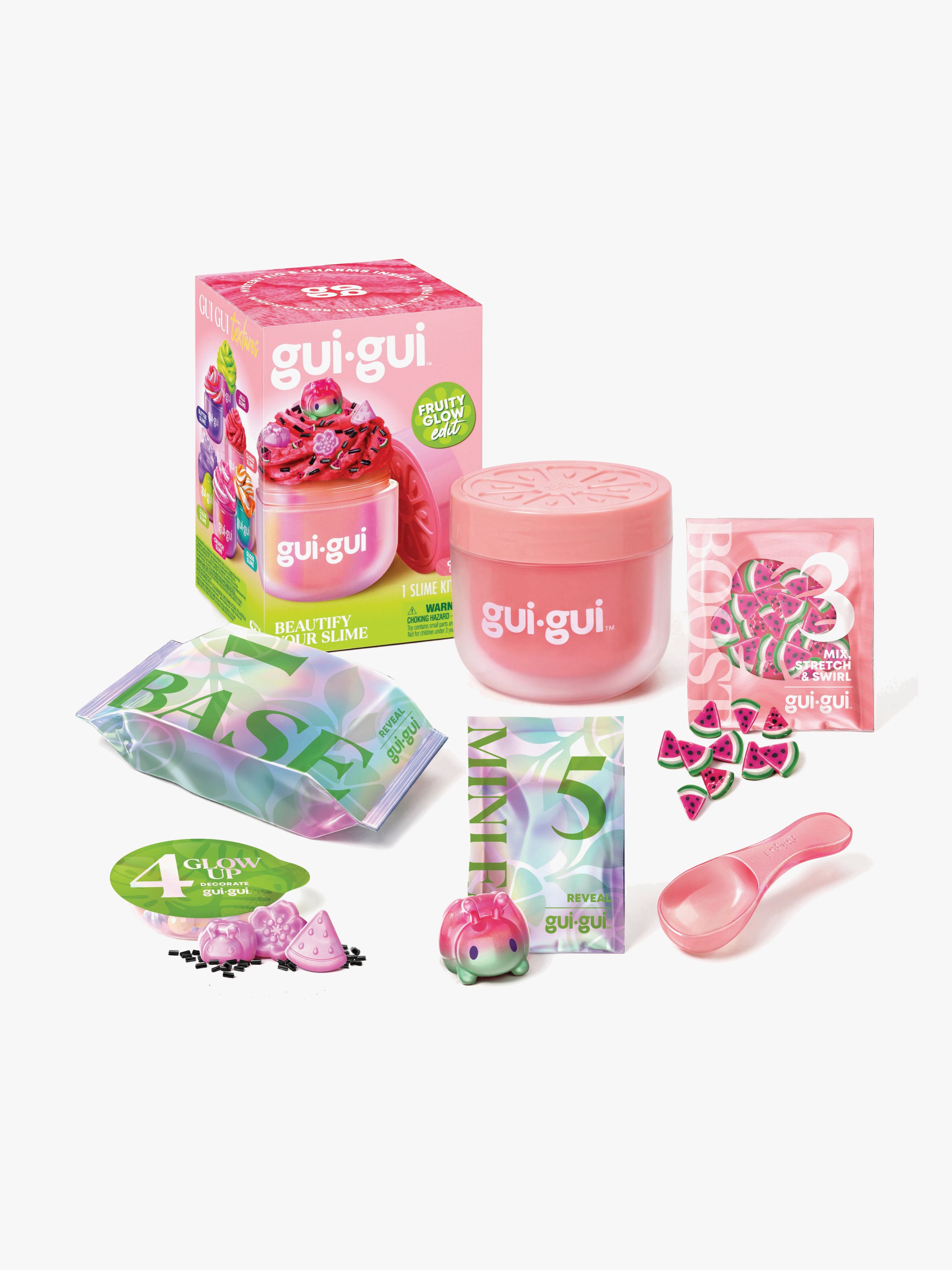 Gui Gui Strukturmasse Fruity Glow Vandmelon, Rød