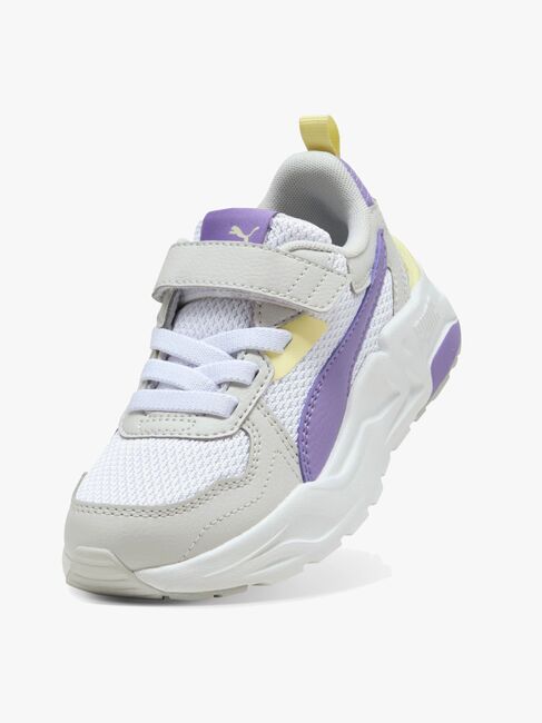 Puma Trinity Lite AC+ PS Sneakers, White/Lavender Alert/Glacial Gray
