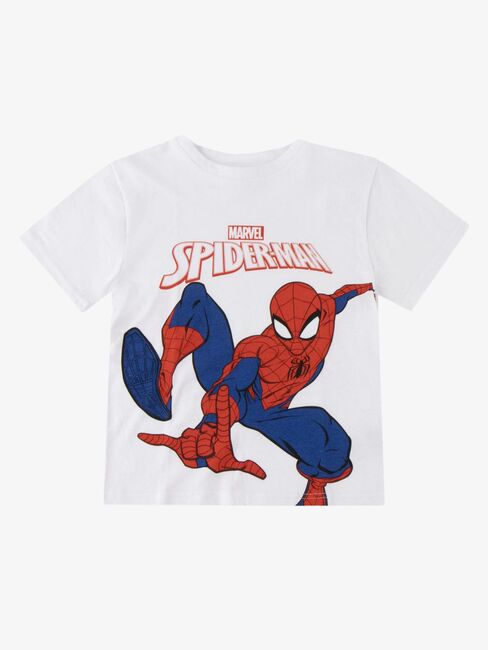 Marvel Spider-Man T-shirt, Hvid