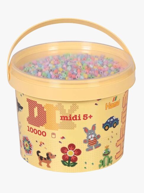 Hama Midi Spand med Perler 10000 Stk. Mix 50