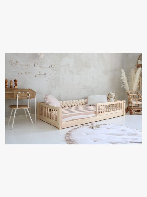 Minitude LEWIS Junior-/Montessori-seng 80x160, Natur