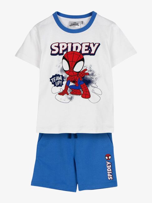 Spidey And His Amazing Friends T-shirt & Shorts Sæt, Hvid
