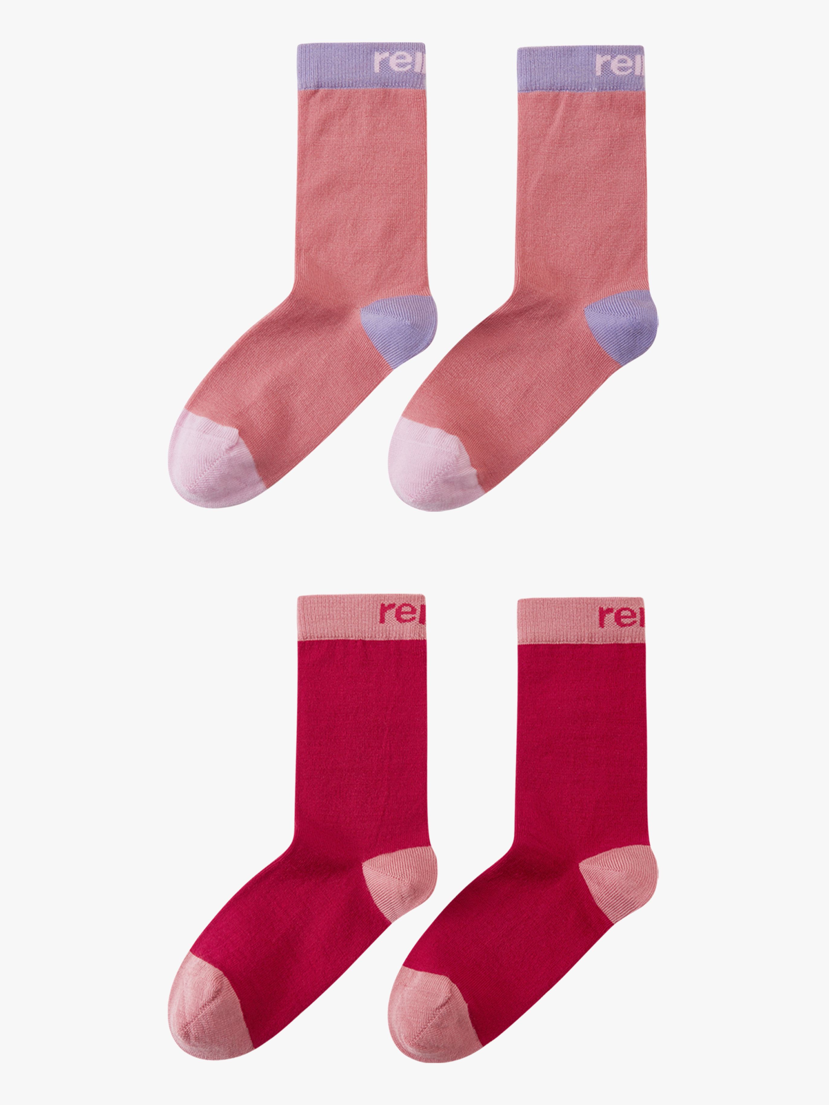 Reima Parit Sokker Merinomix, Rose Blush, 30-33