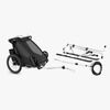 Thule Chariot Sport 1 Cykelanhænger inkl. Skisæt, Black G3
