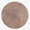 KM Carpets Cozy Rundt Gulvtæppe 160, Linen