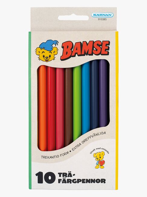 Kärnan Bamse Farveblyanter 10-pack