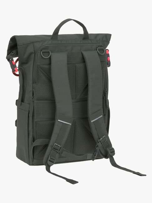 Lässig Outdoor Pusletaske Rygsæk med Roll-top-åbning, Dark Olive