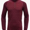 Devold DUO ACTIVE MERINO ZIP NECK Trøje Merinould JR, Port