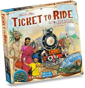Asmodee Ticket to Ride Map Collection India-Switzerland Brætspil