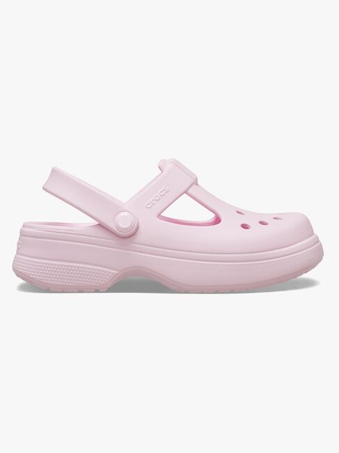 Crocs Classic Mary Jane Clogs, Pink Milk