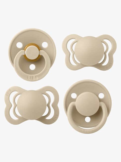 BIBS Try-it Collection Sut 4-Pak Str. 1, Vanilla