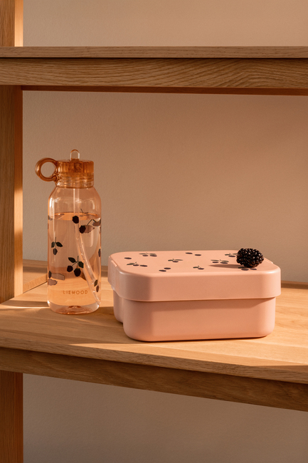 LIEWOOD Chelsey  Mønstret Madkasse-sæt, Berry/Pale Tuscany