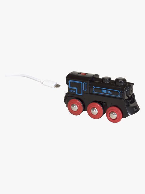 BRIO World 33599 Genopladeligt Lokomotiv Med Mini USB-Kabel