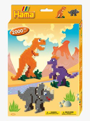 Hama Dinosaur Perlesæt 2000 Stk.