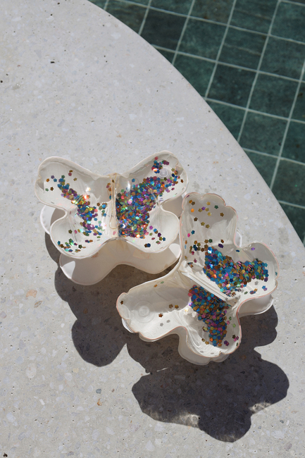 SUNNYLiFE Badevinger, Cotton Candy Glitter