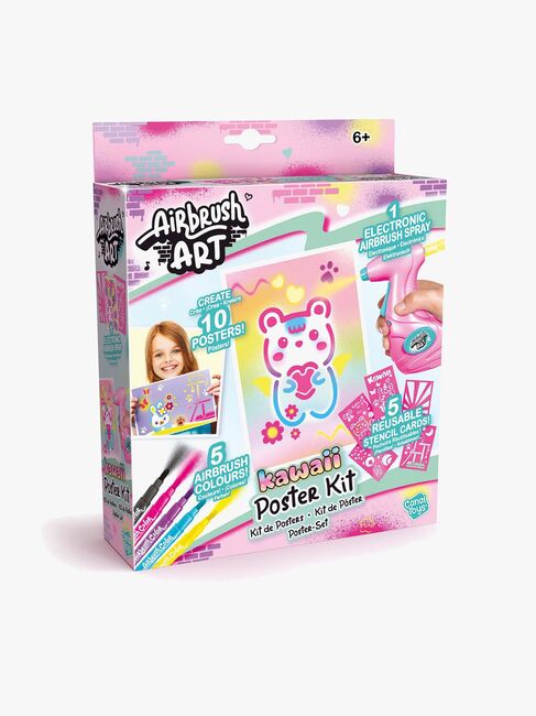 Airbrush Plush Art Mini Plakatsæt