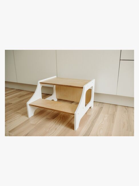 Duck Woodworks Skammel, Hvid