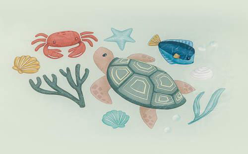 Little Dutch Fresh Greens UV-Telt, Green