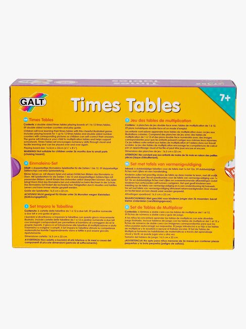 Galt Multiplikationskort