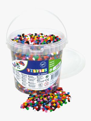 Playbox Perler 10 Farver I Spand 10000 Stk