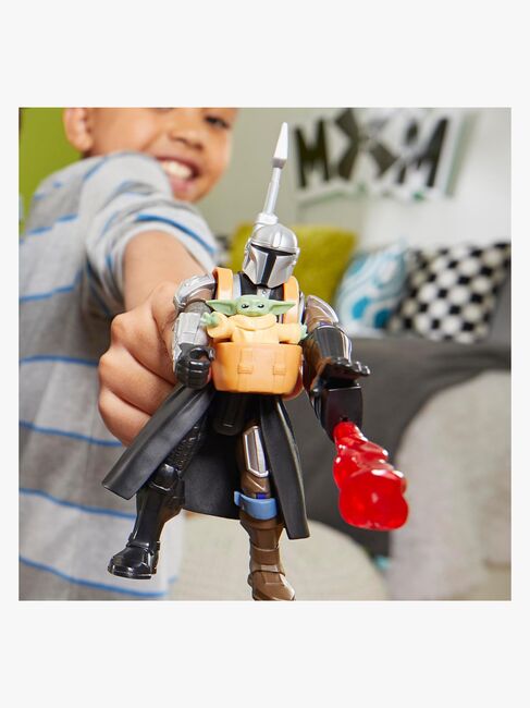 Star Wars Mixmashers Figur Mando And Grogu Deluxe