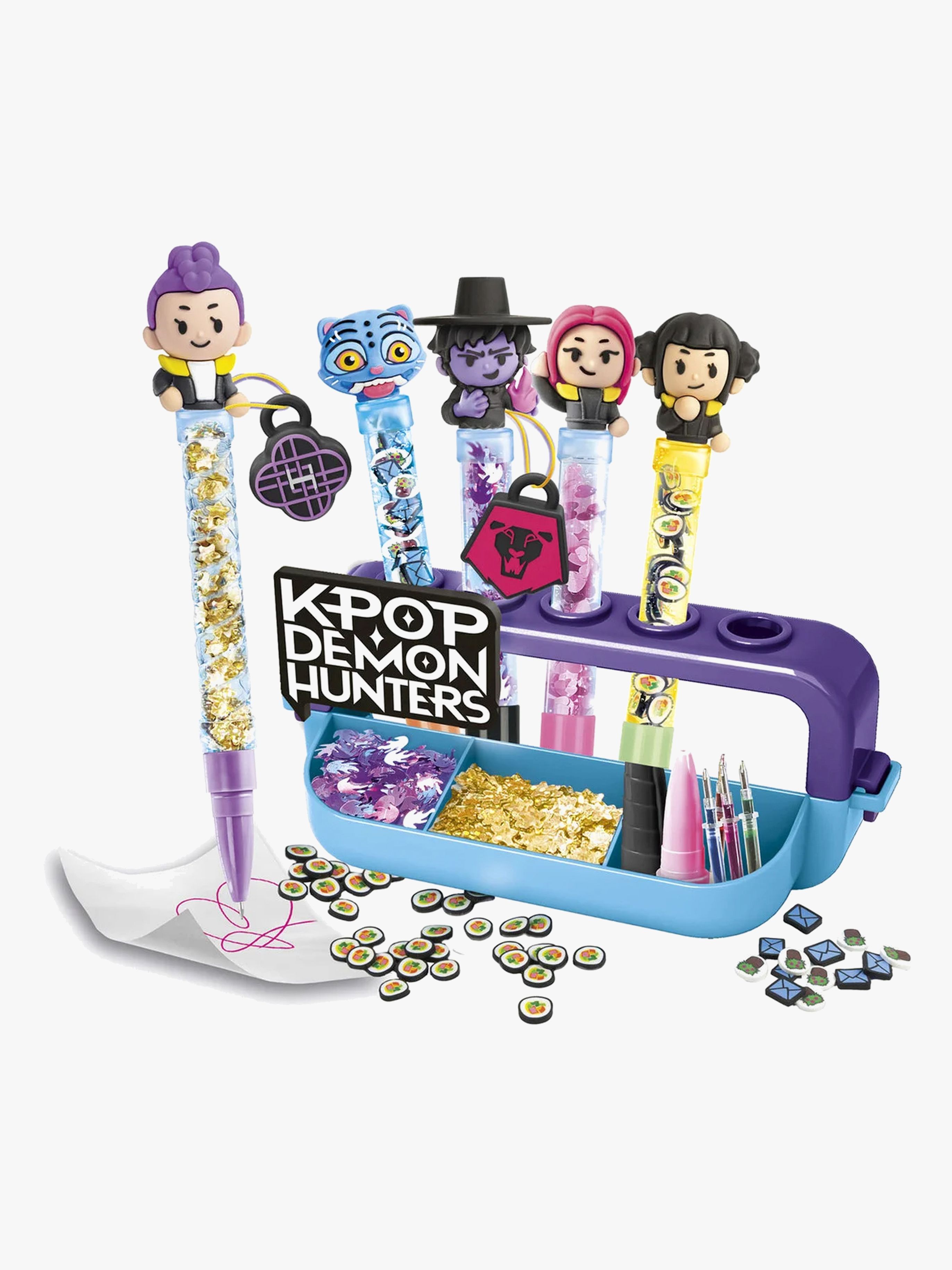 Clementoni Idea! K-Pop Demon Hunters Pen Creator Studio DIY Pennestation