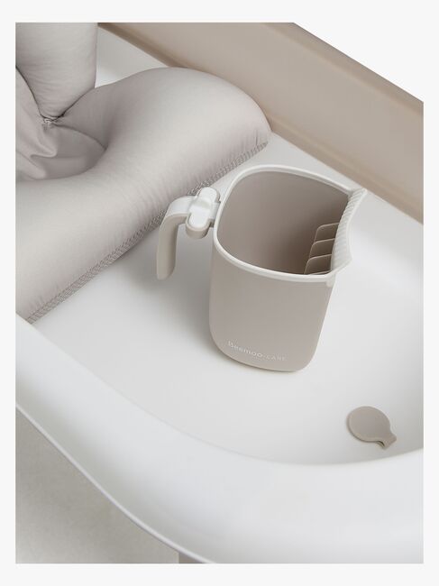 Beemoo CARE Assist Badekar inkl. Badestøtte & Skyllekande, Beige