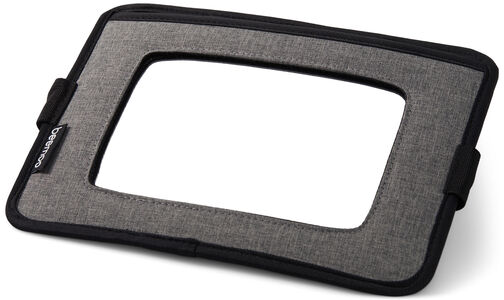 Beemoo 2-in-1 Car Mirror/iPad Holder, Grey