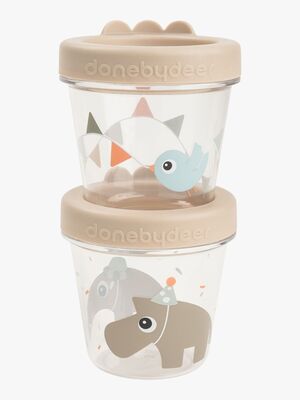 Done By Deer Celebration Madkasse 2-pak, Sand