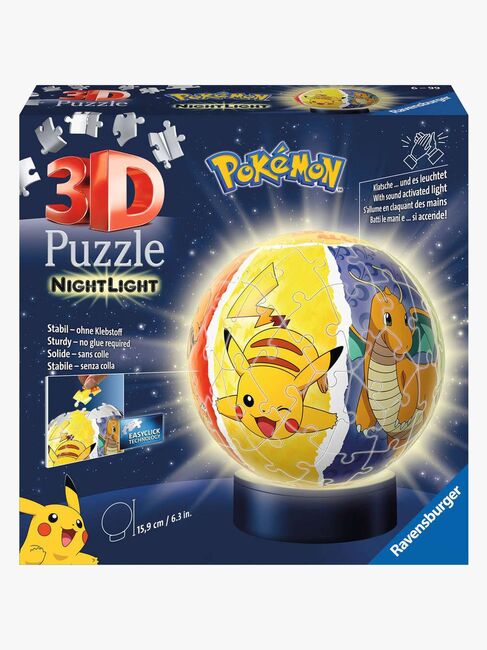 Ravensburger 3D-puslespil Pokémon Natlampe 72 Brikker