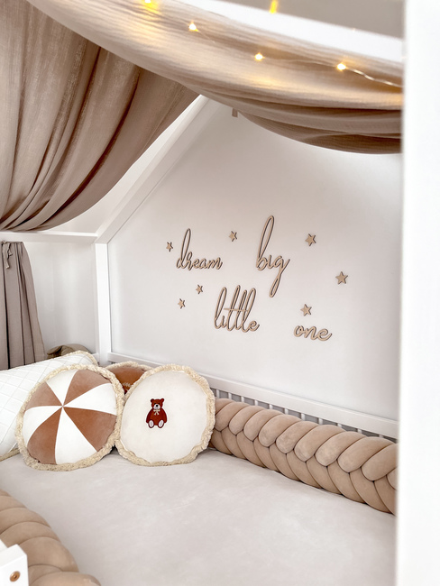 lis wycina Dream Big Little One Vægdekoration