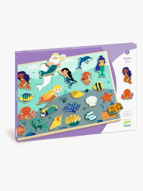 Djeco Træpuslespil Sea 22 Brikker
