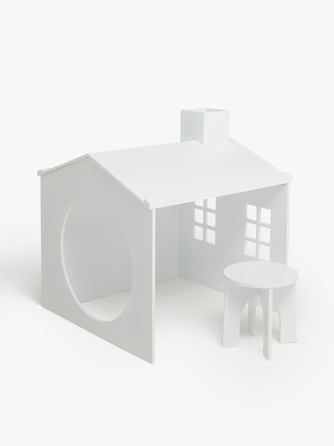 Alice & Fox  Huset Tegnebord med Skammel, Hvid