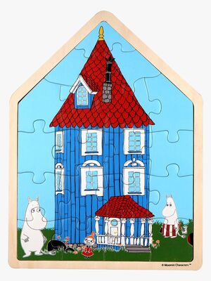 Mumitroldene Træpuslespil Mumitroldehuset 19 Brikker
