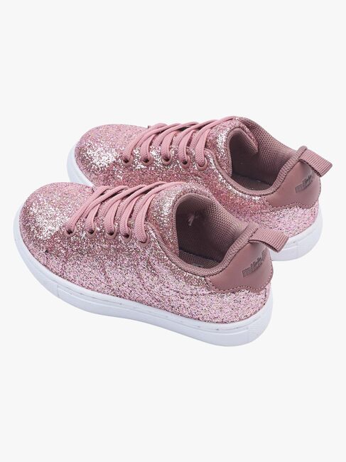 Mikk-Line Sneakers Glitter, Twilight Mauve